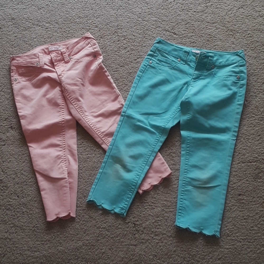 2 Candies girls Scallop Capris